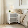 Noptiera, Hanah Home, Lumen, 51.5x57.6x32.2 cm, Alb