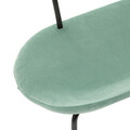 Bancheta Ina, Homla, 95x45x61 cm, catifea, verde