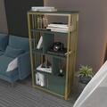 Corp biblioteca, Zena Home, Valero, 60x120x29.6 cm, PAL, Verde