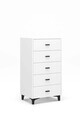 Dulap, Hanah Home, Riva, 60x112x45 cm, Alb