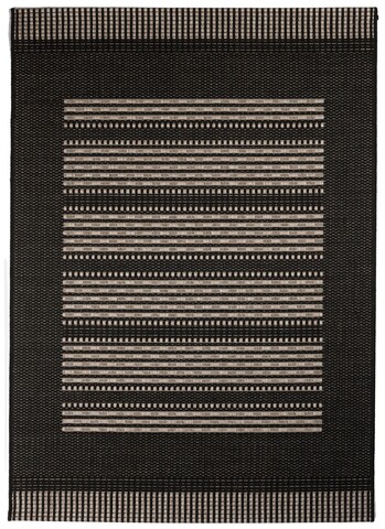 Covor zamora, decorino, 120x170 cm, polipropilena, negru/gri