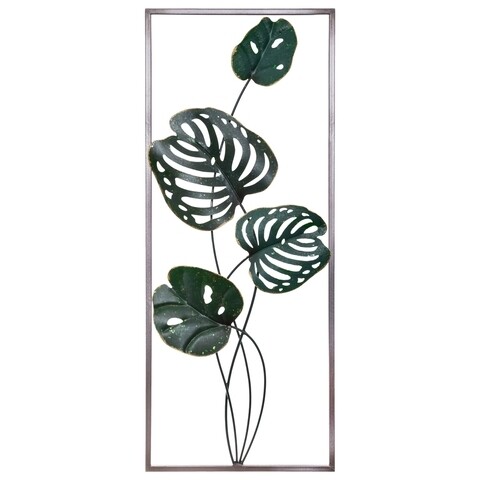 Poza Decoratiune de perete Exotic Murale, Homemania, 24.5 x 61 cm, metal