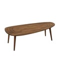 Masuta de cafea, Neostill, Sweet, 115x38x50 cm, Lemn masiv, Maro