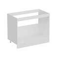 Dulap pentru bucatarie, Hanah Home, Minar, 100x87x58 cm, Alb / Antracit