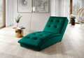 Sezlong living ELTAP, DOR-35NU, Doro, 170x85x95 cm, poliester, verde inchis