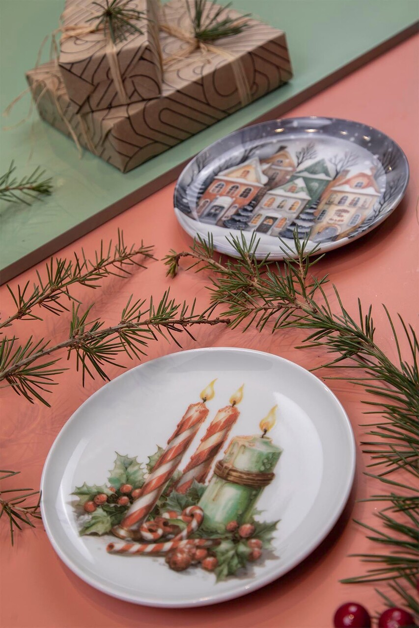 Set de servire pentru tort (4 piese), L'essentiel Maison, 710KTP3740, Multicolor - view 3