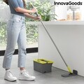 Mop cu galeata, cu tripla actiune Trimo, InnovaGoods, cap rotativ 180°, 4 L