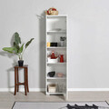 Dulap multifunctional Chad, Pakoworld, 45x32x169 cm, PAL melaminat, alb lucios