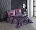 Lenjerie de pat dubla, Caprice - Pink, Hobby, Bumbac Satinat
