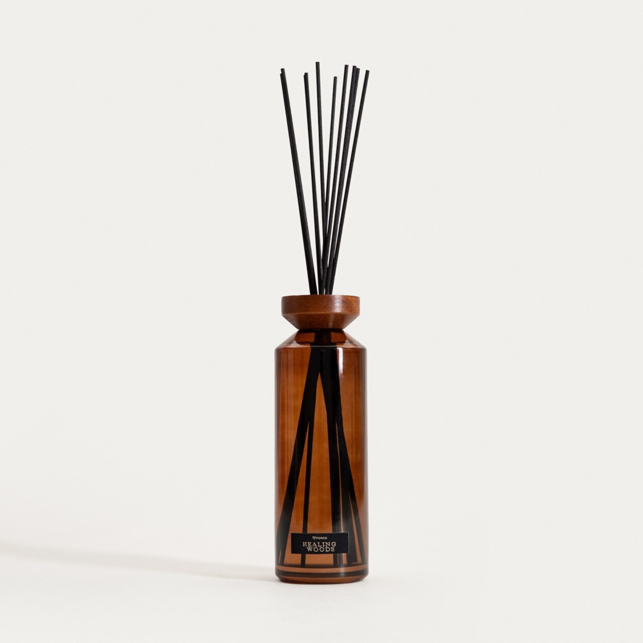 Difuzor de parfum cu betisoare Woody Blend, Homla, 500 ml, sticla, maro - imagine 2