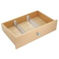 Set 2 separatoare reglabile pentru sertar Linus, iDesign, 33.5-52.5 cm