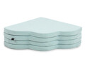 Perna universala copii Baby Pad, Bulut, 120x120x5 cm, Bumbac, Verde menta