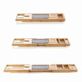 Tava extensibila pentru cada din bambus Trayth, InnovaGoods, 70-104 x 22 x 4 cm