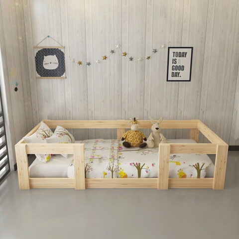 Cosulet bebelus pentru dormit Baby Nest, Dekzy, Plus 107, 196x96x55 cm, Stejar 107