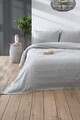 Set cuvertura pique dubla, Sedef - Grey, DC Home, Bumbac 