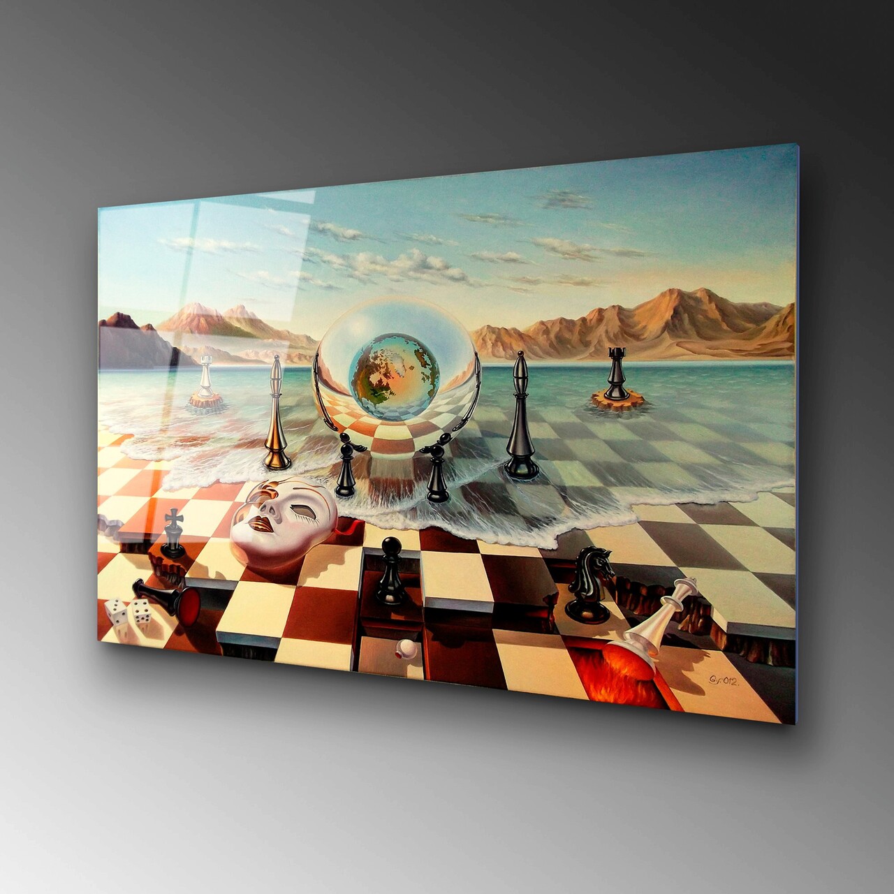 Tablou decorativ, UV-260 70 x 100, 70 x 100 cm, Multicolor - view 4