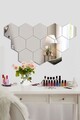 Oglinda decorativa, Mirrorland, Hexagon (12 Pieces), Argintiu