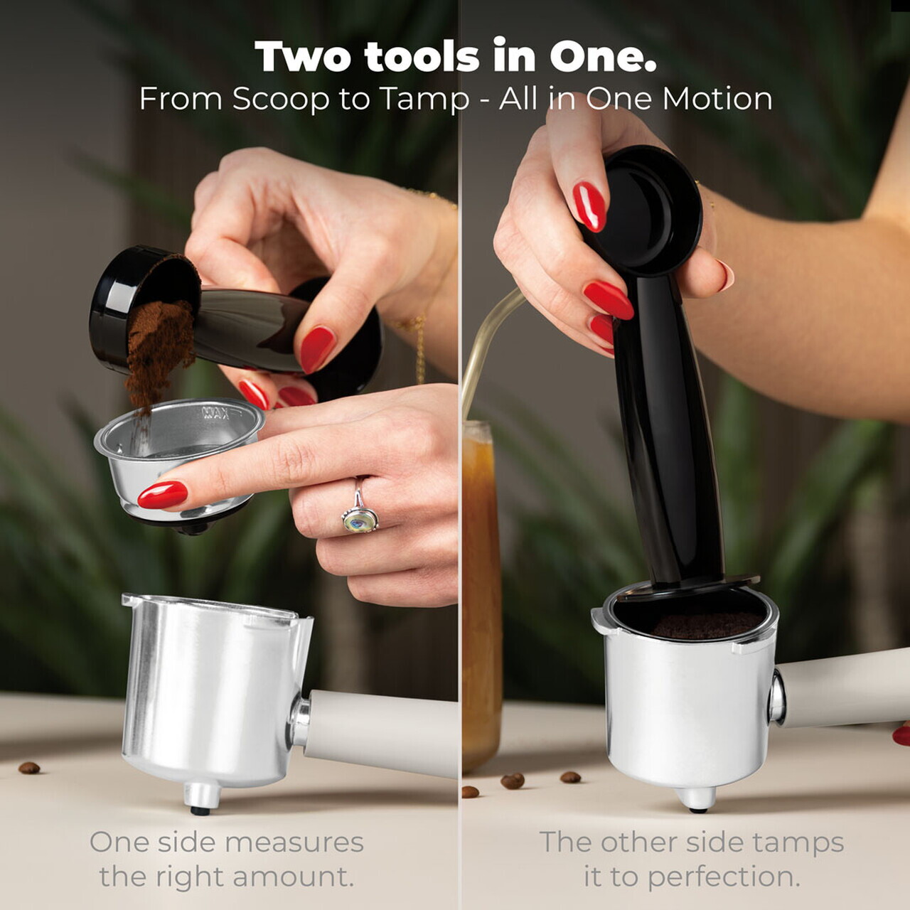 Espressor 3 in 1 Berlinger Haus, Sahara Nordic, 950W, 23x26.5x30.5 cm, inox, crem mat/natur - view 6