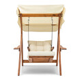 Leagan gradina/terasa, Hudson, Galata Swing S1, Crem