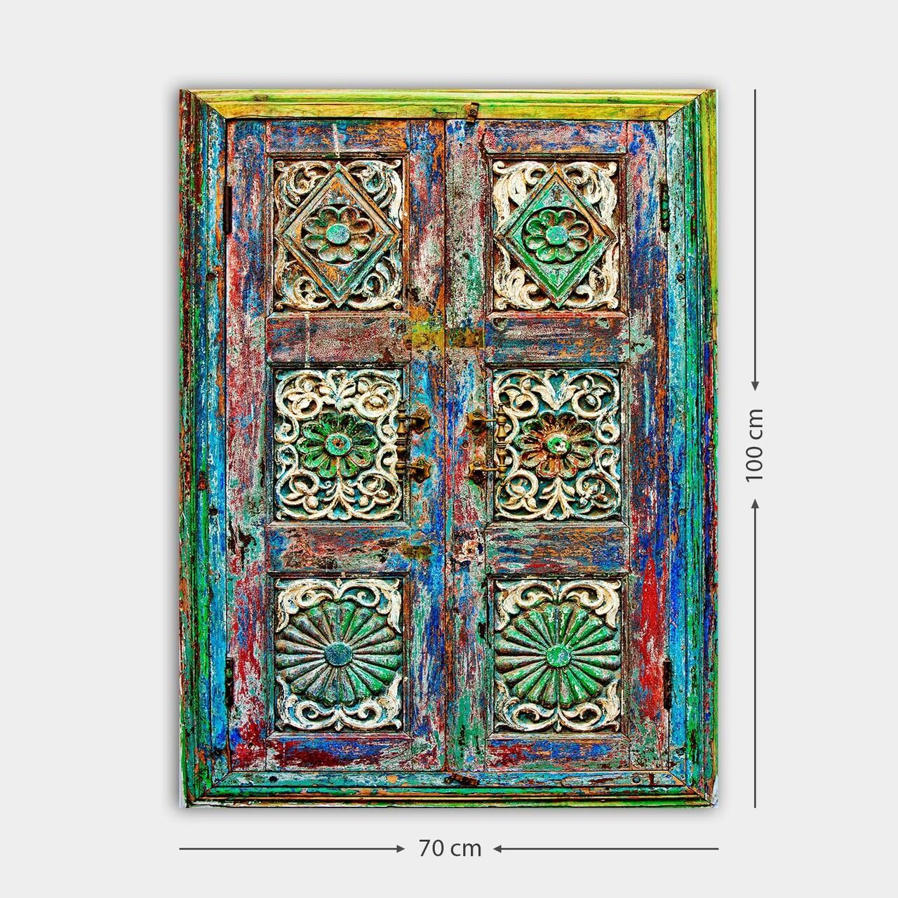 Tablou decorativ, 132664946_70100, Cadru: 100% LEMN (grosime: 3 cm), Multicolor - view 3