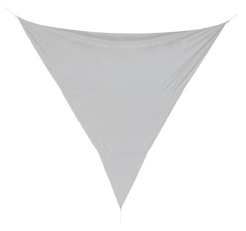 Parasolar triunghiular Sunshade, Bizzotto, 500 x 500 cm, poliester, gri Gradina