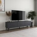 Comoda TV, Odessa, Felix, 160x44 cm, PAL, Antracit