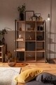 Biblioteca, Finori, Denver 31, 107 x145 x 39 cm, PAL/MDF, stejar/antracit