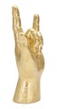 Statueta decorativa, Yeah Hand, Mauro Ferretti, 14.5 x 7 x 23 cm, polirasina, auriu