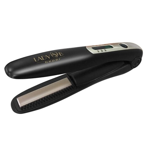 Placa pentru intins parul 40.453, beper, reincarcabila + cablu usb, 3 trepte de temperatura