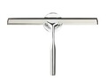 Racleta cu fixare pe perete Terni, Wenko, 24.5x3.5x18 cm, inox/cauciuc, argintiu lucios/negru