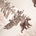 Lenjerie de pat dubla Urso, Homla, 3 piese, 160x200 cm, bumbac, multicolor