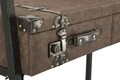 Biblioteca Travel, Mauro Ferretti, 86.5 x 55 x 181 cm, fier/MDF/piele ecologica