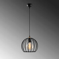 Lustra, Fulgor, 942FLG1244, Metal, Negru