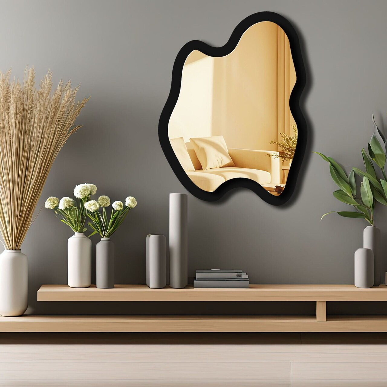 Oglinda decorativa, Ozgl505, Baza din 100% EVA (Grosime: 10 mm), Auriu — imaginea 2