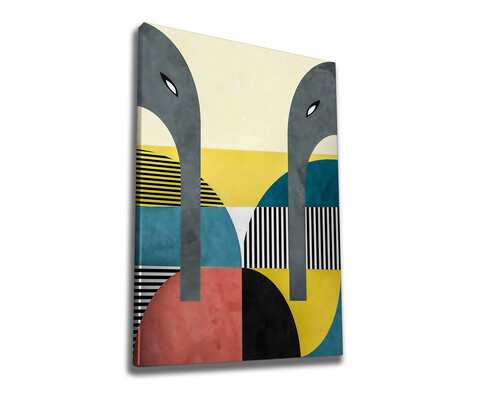 Tablou decorativ, WY172 (70 x 100), 50% bumbac / 50% poliester, Canvas imprimat, Multicolor