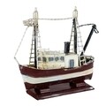 Decoratiune, Boat, Creaciones Meng, 18x15 cm, metal