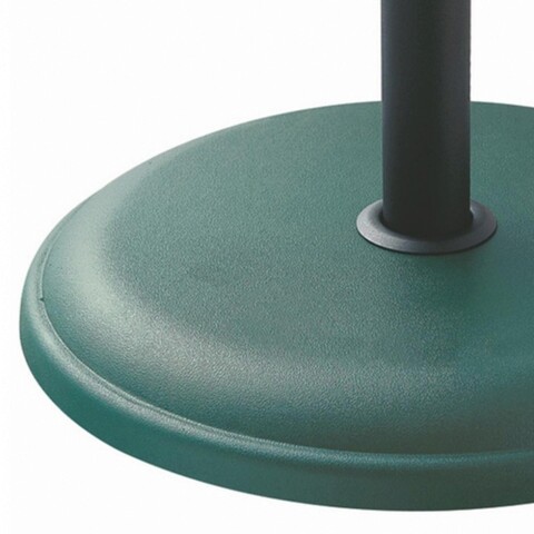 Baza pentru umbrela de gradina 16 kg Ø30 - 35 - 38 mm, 45 x 45 x 5 cm, ciment, verde