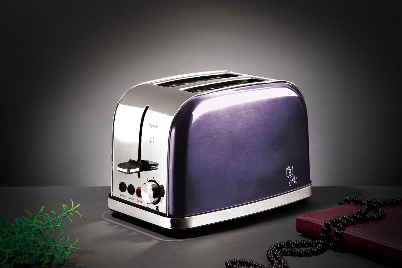 Prajitor de paine Berlinger Haus, Purple Eclipse, 29x18x18.5 cm, inox, mov/argintiu - imagine 3