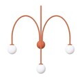 Aplica de perete, Opviq, 536NTD2141, Roz somon