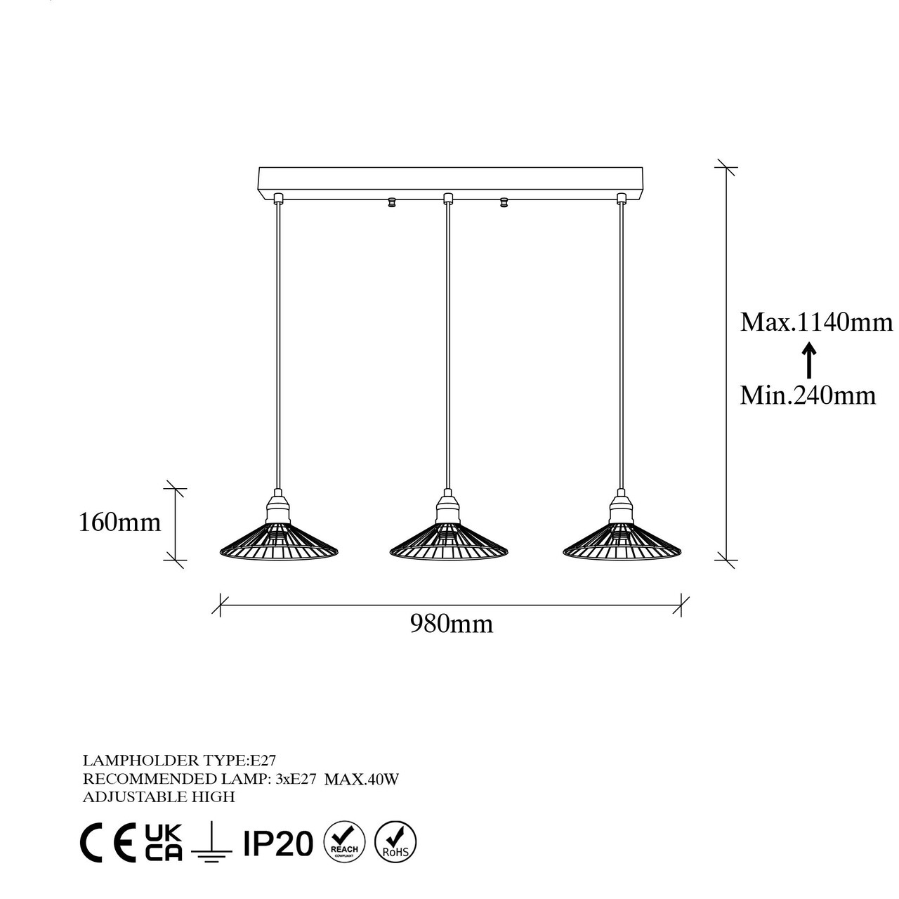 Lustra, Fulgor, 942FLG1465, Metal, Auriu