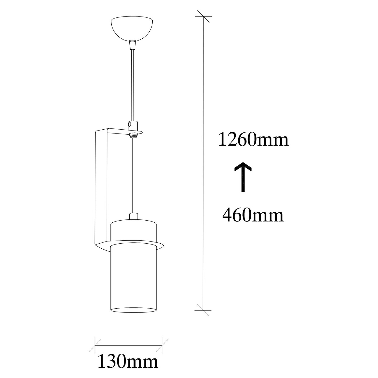 Lustra, Tatum, 584TTM1314, Metal, Negru - 2 | YEO