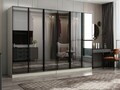 Dulap pentru haine, Hanah Home, Nisa, 270x210x52 cm, Gresie