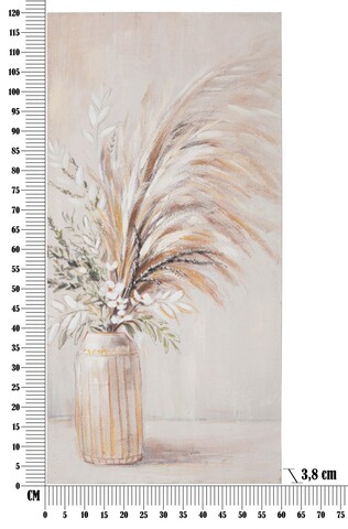 Tablou decorativ, Kiukku -A, Mauro Ferretti, 60 x 120 cm, canvas pictat/lemn de pin, multicolor