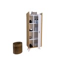 Bufet Ilgim, Puqa Design, 50x31.8x140 cm, natural/alb