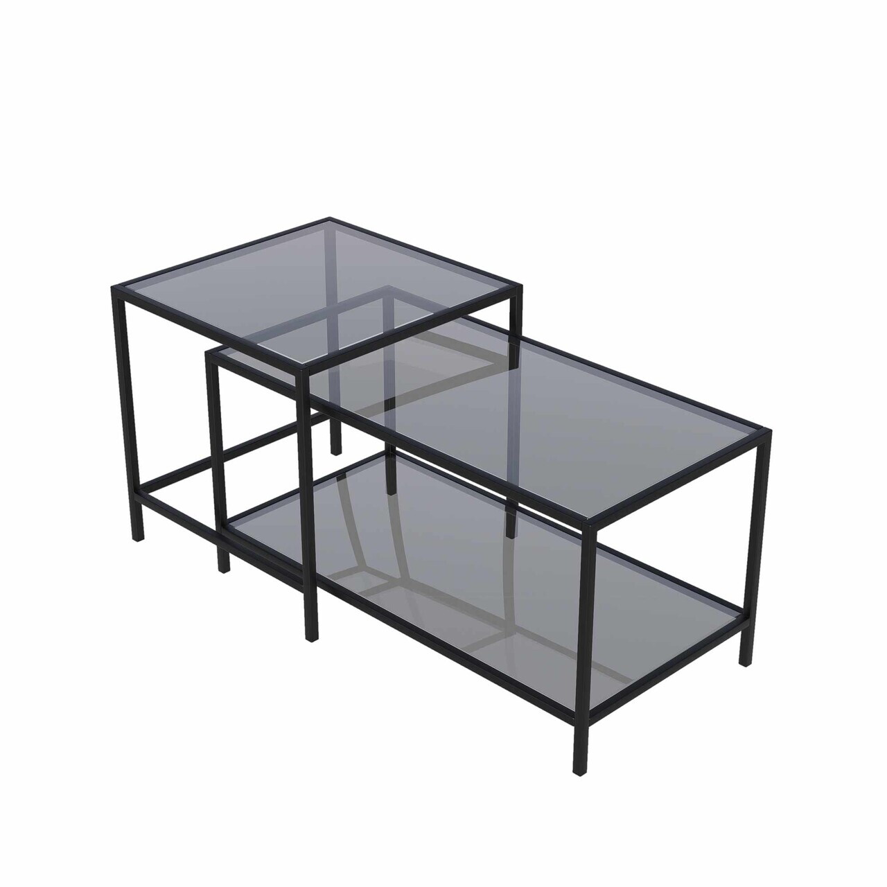 Set masute de cafea, Hanah Home, Perla, Negru — imaginea 3