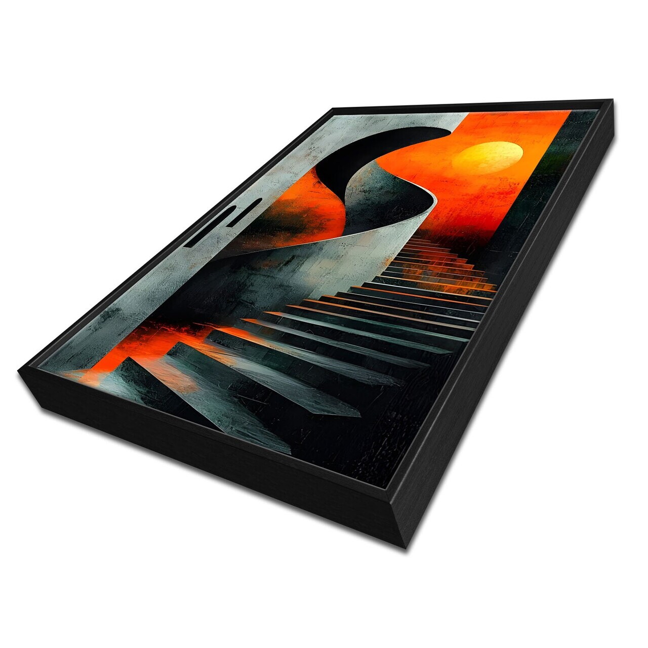 Tablou decorativ, 4363Lcsyh-022, Cadru: PVC (Grosime: 5 cm), Multicolor — imaginea 4
