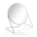 Oglinda cosmetica, factor marire x7, Versa, 16.5 x 7.5 x 18 cm, fier, alb