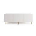 Comoda TV, Lacivert, Sezer - L3015, 150 x 40 x 40 cm, pal melaminat, stejar/alb