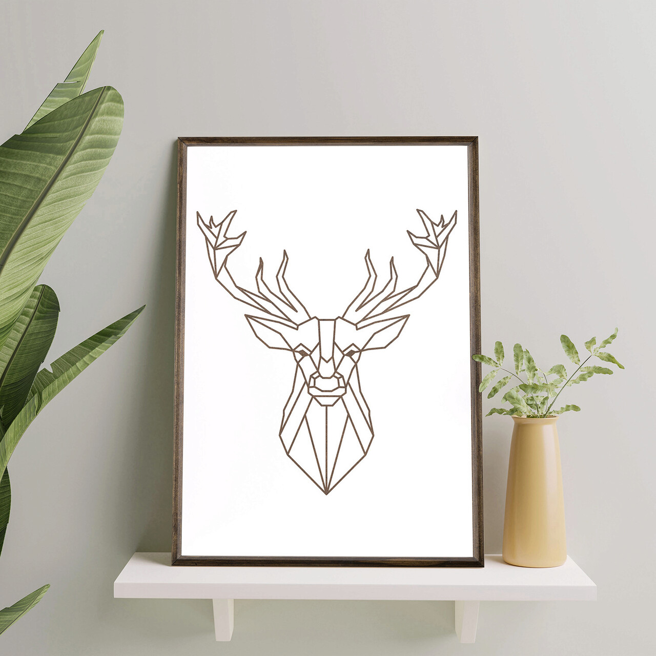 Tablou decorativ TD074 Lemn Desenat manual Natural