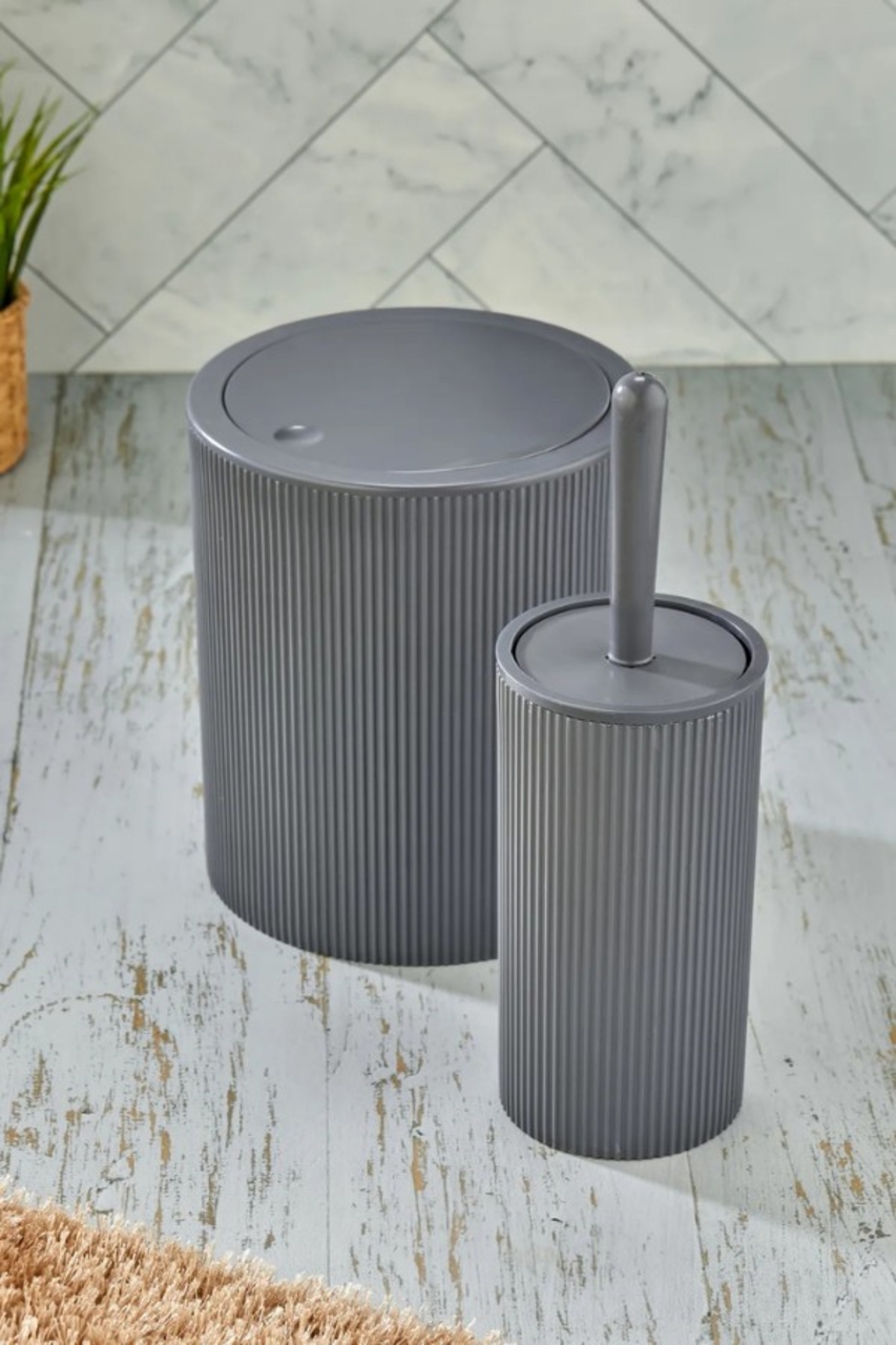 Set de baie, L'essentiel Maison, PZR-064, Antracit